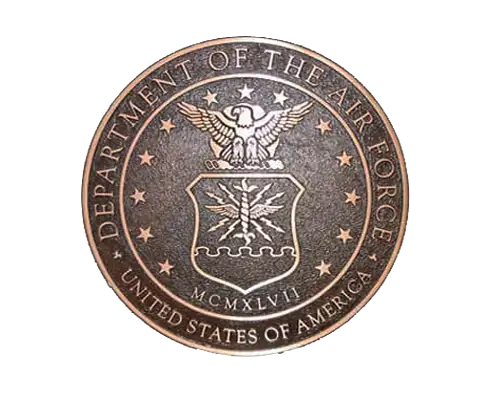 US Air Force Bronze Seal Image