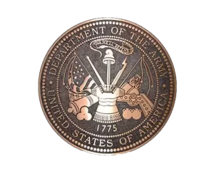 US Army Bronze Seal Image