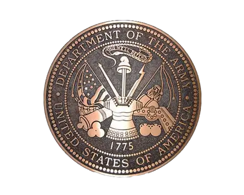 US Army Bronze Seal Image
