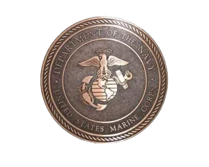US Marines Bronze Seal Image