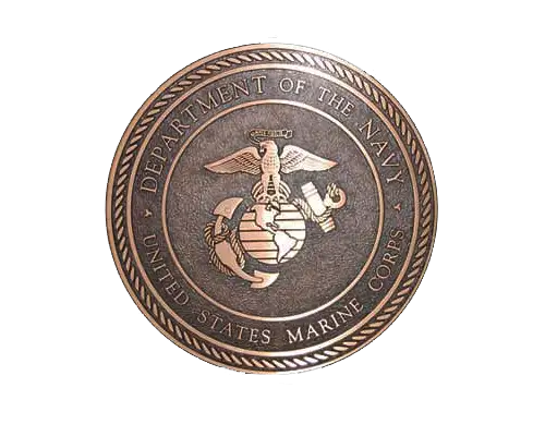 US Marines Bronze Seal Image