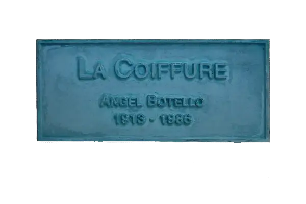 Angel Botello Custom Cast Bronze Memorial Plaque and Lawn Marker Image