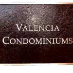 Valencia Condominiums Identification Plaque Image