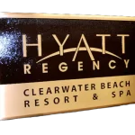 Hyatt Regency Cast Bronze and Cast Aluminum Identification Plaque Image