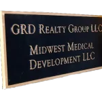 GRD Realty Group and Midwest Medical Development Bronze Identification Plaque Image