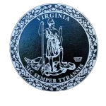 Virginia Cast Bronze and Aluminum Medallion and Seal Image