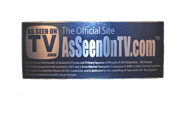 As Seen On TV Cast Bronze and Cast Aluminum Identification Plaque Image