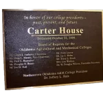 Carter House Classic Finish Bronze Wall Plaque Image