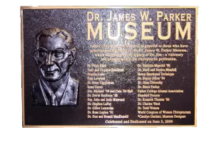 Dr James W Parker Museum Portrait Plaque Image