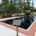Eagle Globe and Anchor Custom Cast Bronze Memorial Plaque and Lawn Marker Image