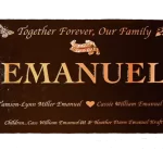 Emanuel Family Custom Cast Bronze Memorial Plaque and Lawn Marker Image