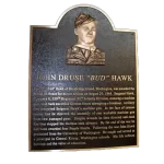 John Druse 24x36 Bronze Portrait Plaque Image