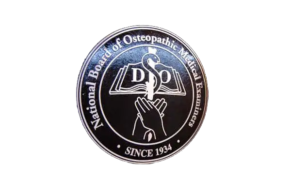 National Board of Osteopathic Medical Examiners Bronze and Aluminum Medallion and Seal Image