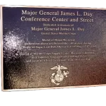Major General James L Day Bronze Wall Plaque Image