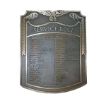 Service Roll Bronze Wall Plaque Image