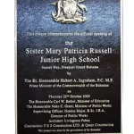 Sister Mary Patricia Russell Bronze Wall Plaque Image