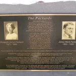 Packards Bronze Memorial Portrait Plaque Image