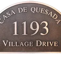 Casa De Quesada Village Drive Bronze Plaque Image