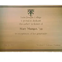 St Joseph College Cast Bronze and Cast Aluminum Identification Plaque Image