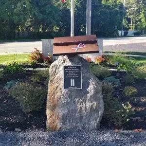 September 11 Custom Cast Bronze Memorial Plaque and Lawn Marker Image