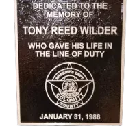 Tony Reed Wilder Bronze Wall Plaque Image